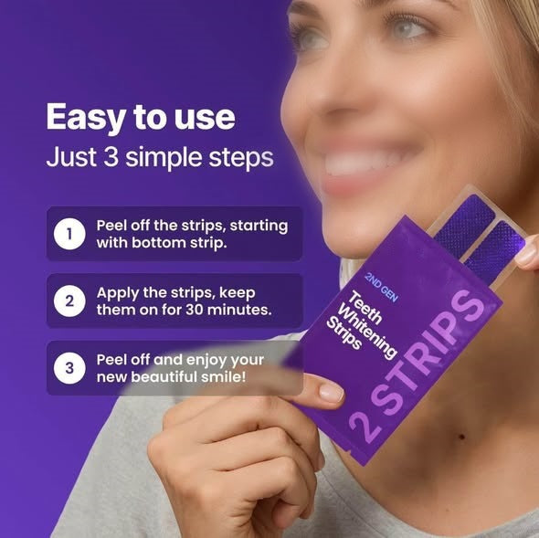 Qingtian Teeth Whitening Kit – Remove Stains & Get a Brighter Smile Fast