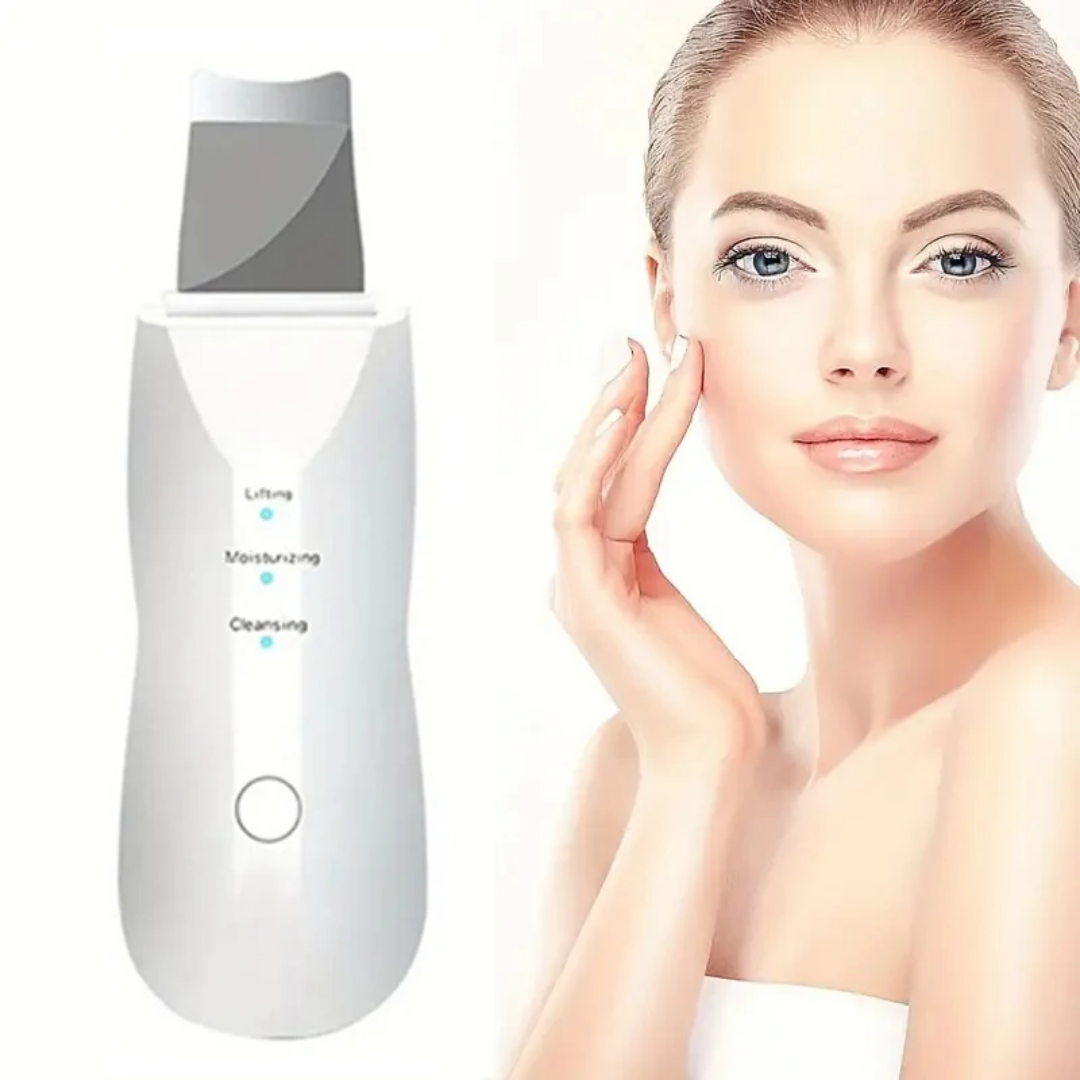 Ultrasonic Skin Scrubber – Deep Pore Cleanser & Blackhead Remover for Clear, Smooth Skin