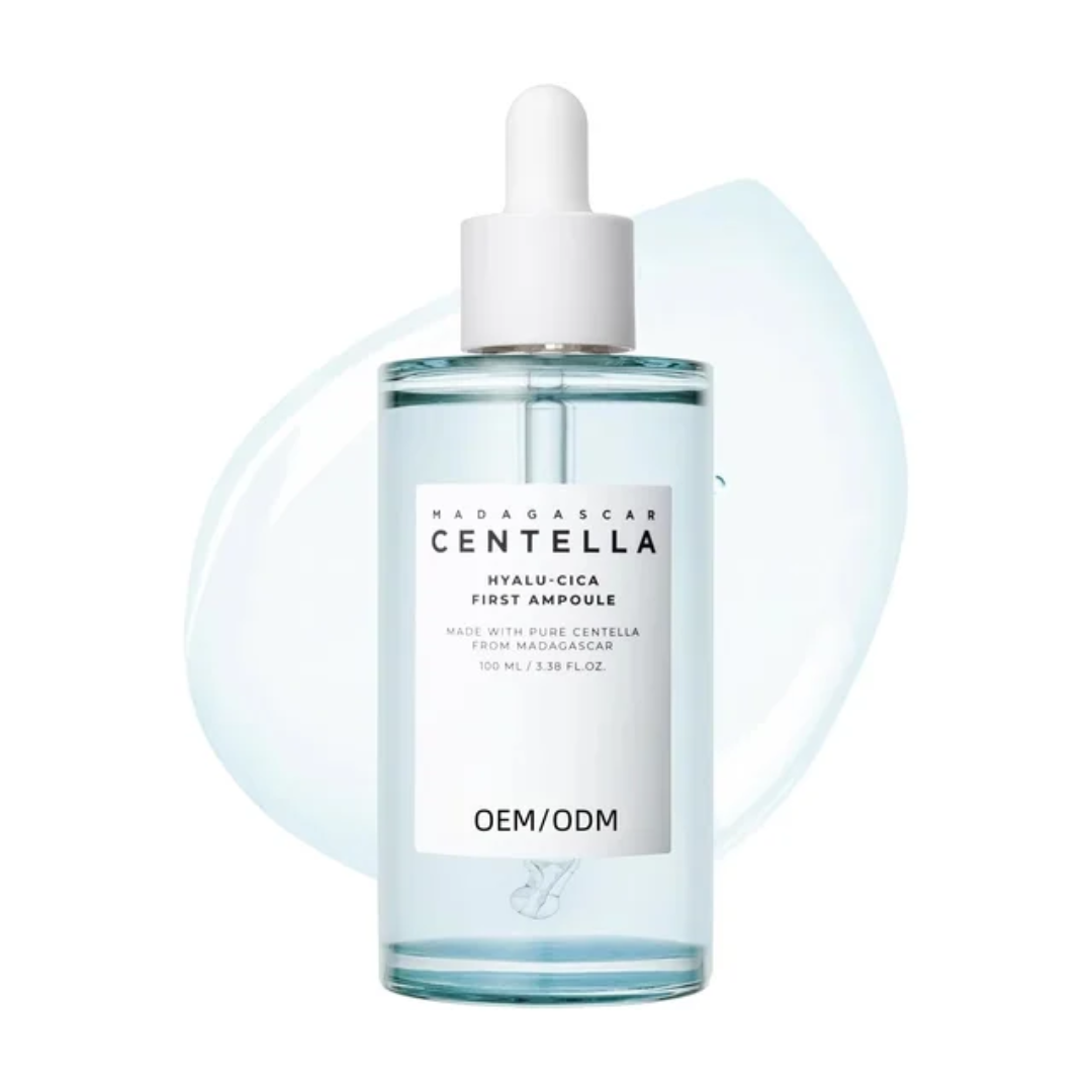 SKIN1004 Madagascan Centella Hyaluronic First Ampoule bottle on a white background