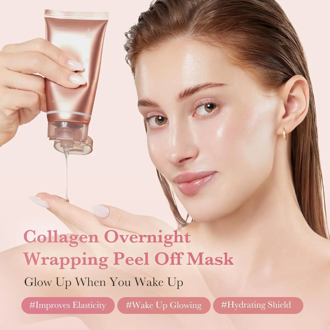 Medicube collagen Night Wrapping Mask – Overnight Firming, Hydrating & Brightening Treatment