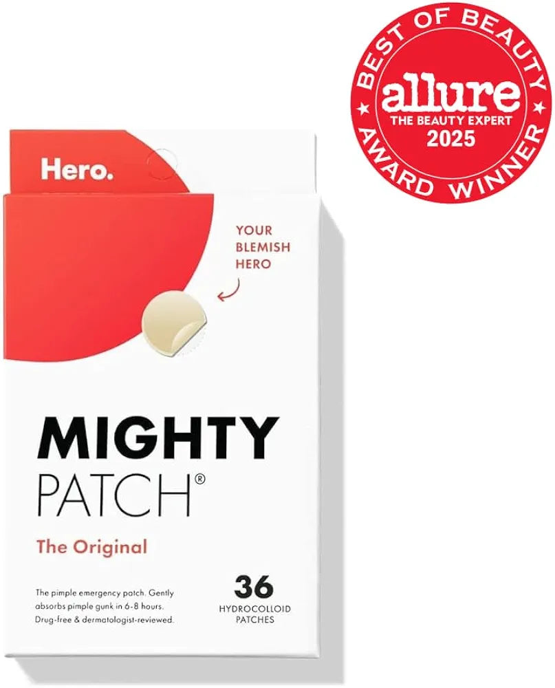 Hero Mighty Patch Original Hydrocolloid Acne Patches (36 Patches)