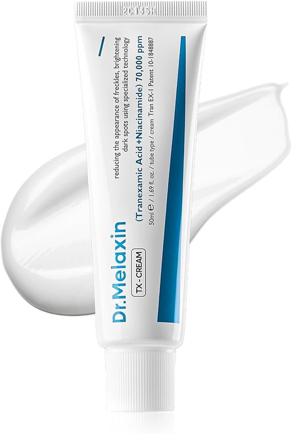 Dr. Melaxin TX-Cream tube with white background