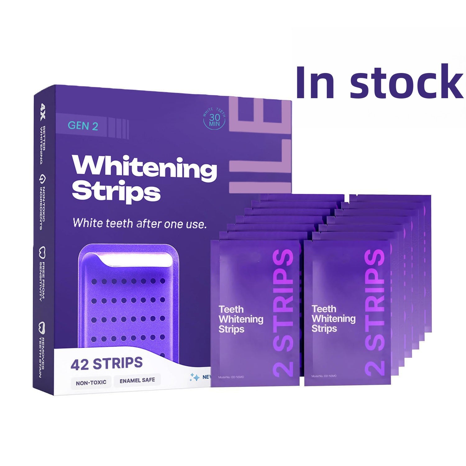 Qingtian Teeth Whitening Kit – Remove Stains & Get a Brighter Smile Fast