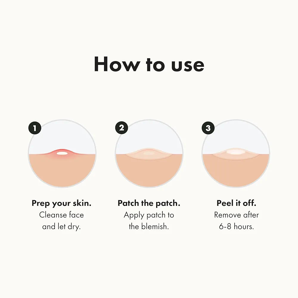 Hero Mighty Patch Original Hydrocolloid Acne Patches (36 Patches)