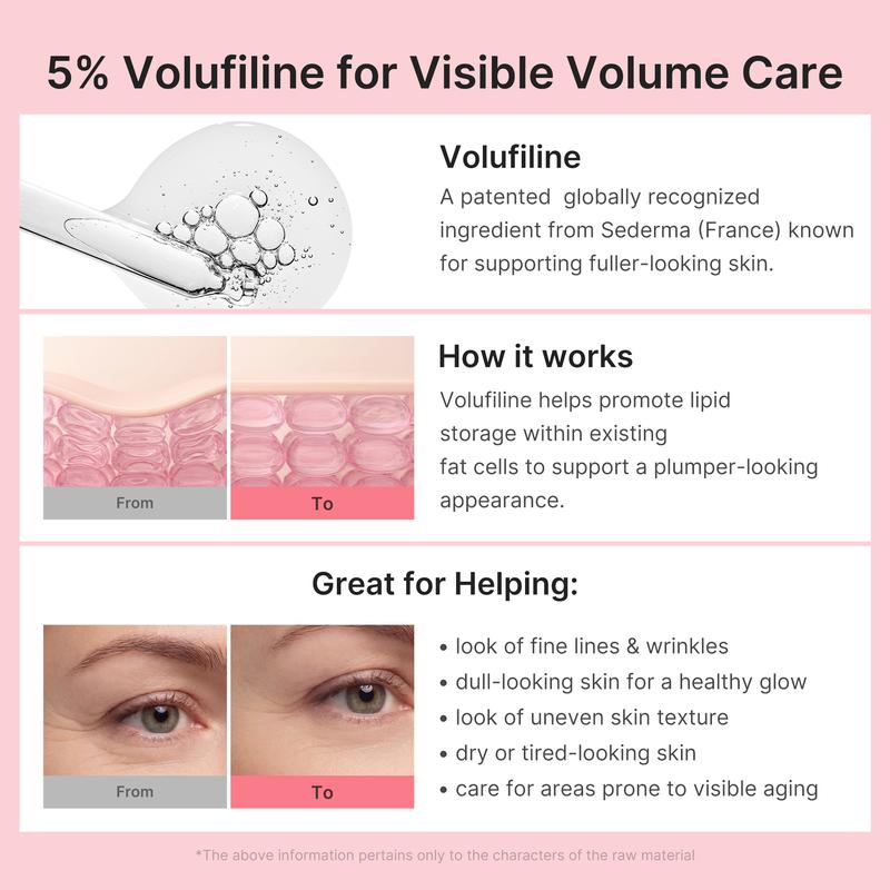 PDRN Pink Collagen Volume Multi Balm | All In One Volufiline, PDRN, NAD Stick for Youthful-Looking, Helping Look of Fine Lines, Firming Care, Anti-Aging Care | For Under-Eyes, Neck, Forehead, Smile Lines, Lip Care