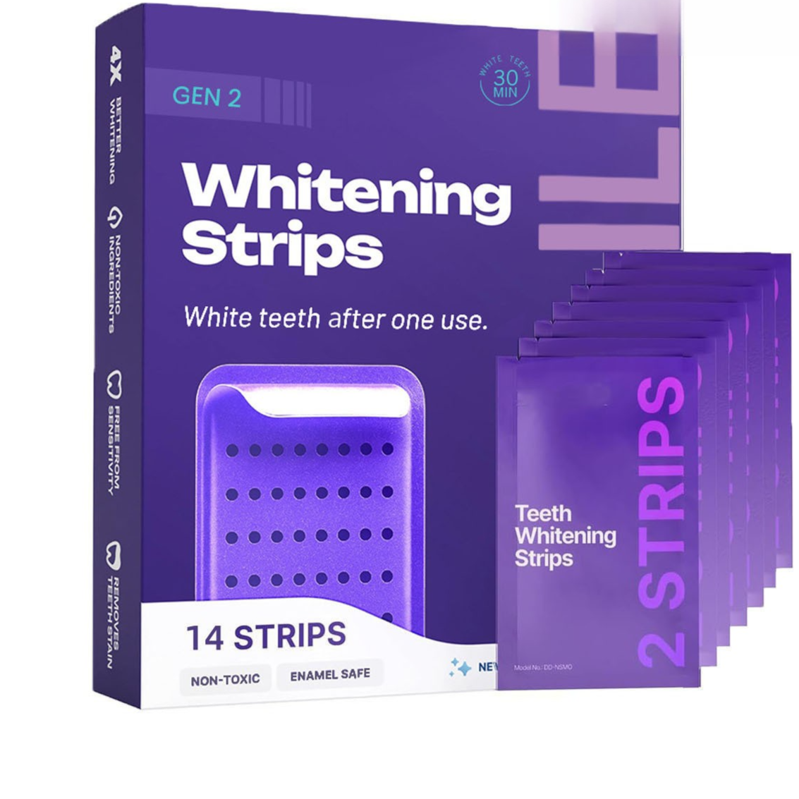 Qingtian Teeth Whitening Kit – Remove Stains & Get a Brighter Smile Fast
