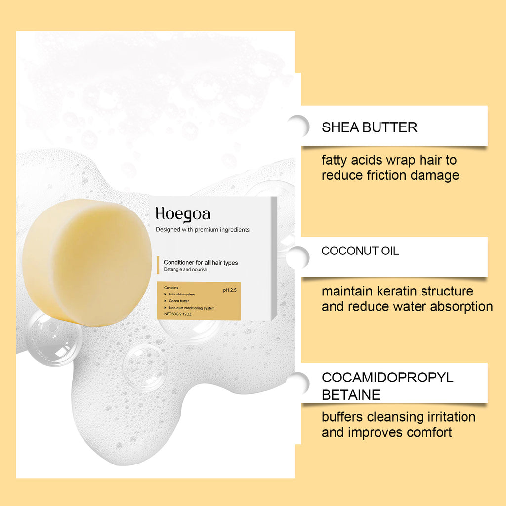HOEGOA Pine Nourishing Shampoo – Repair Dry, Damaged Hair & Restore Soft, Healthy Shine