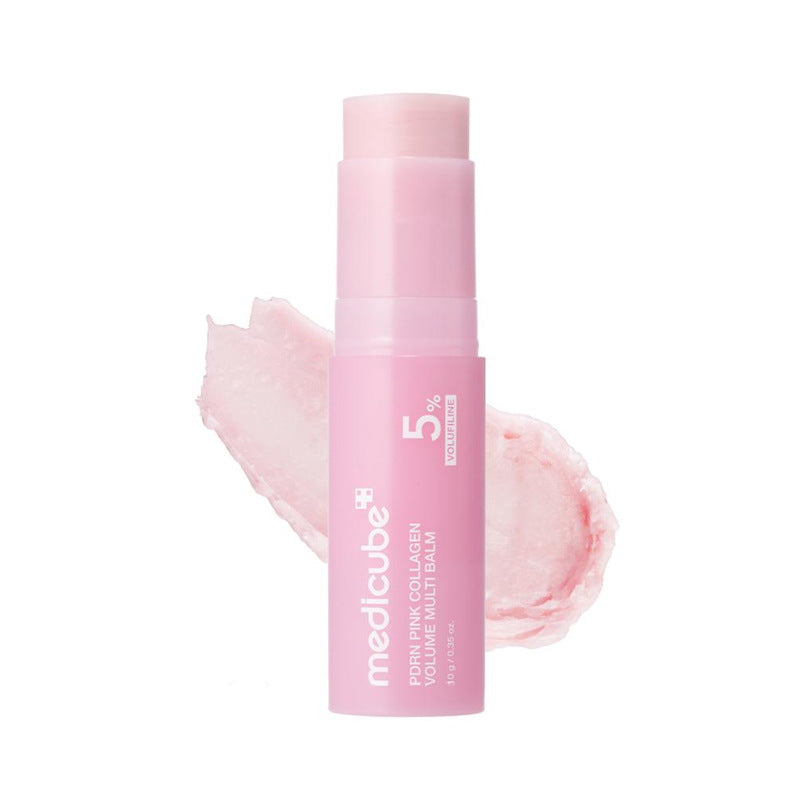 PDRN Pink Collagen Volume Multi Balm | All In One Volufiline, PDRN, NAD Stick for Youthful-Looking, Helping Look of Fine Lines, Firming Care, Anti-Aging Care | For Under-Eyes, Neck, Forehead, Smile Lines, Lip Care