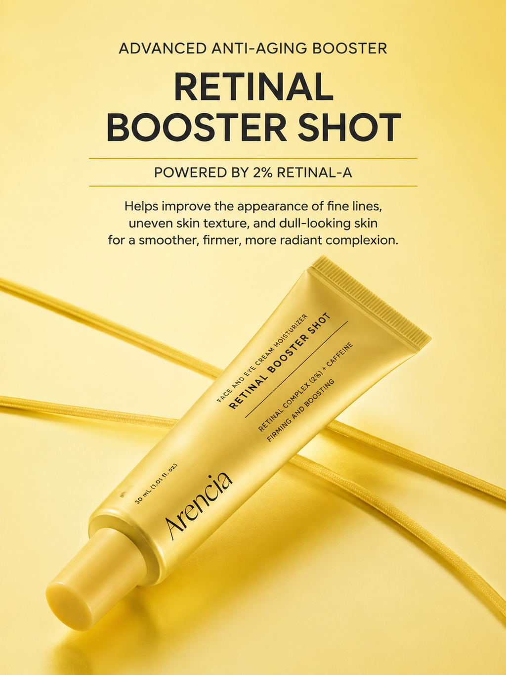 Arencia Retinal Booster Shot Eye & Face Cream (30ml)
