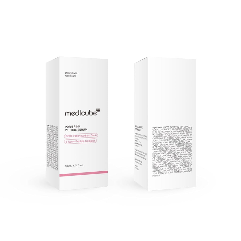 Medicube PDRN Pink Drops – Korean Glass Skin Glow Serum