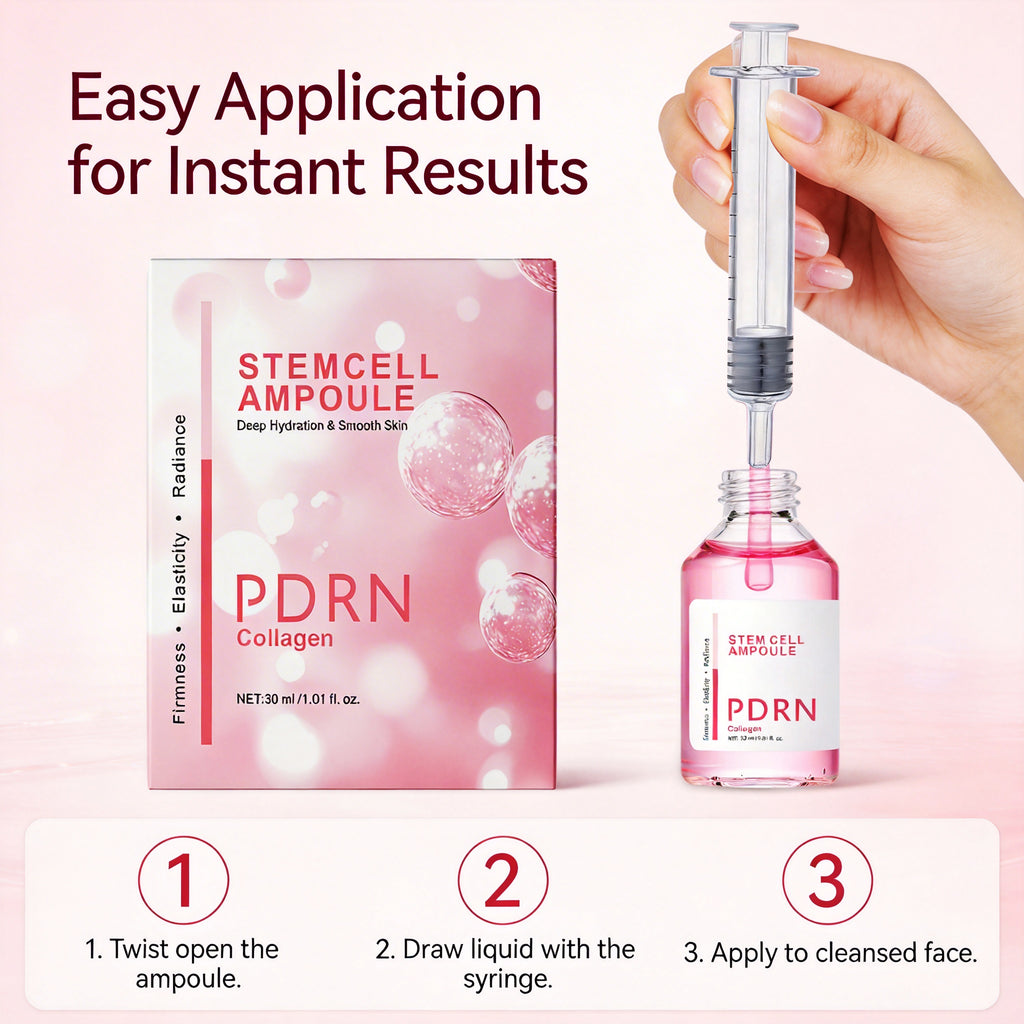 Collagen & PDRN Facial Serum Set for Smooth Radiant Skin