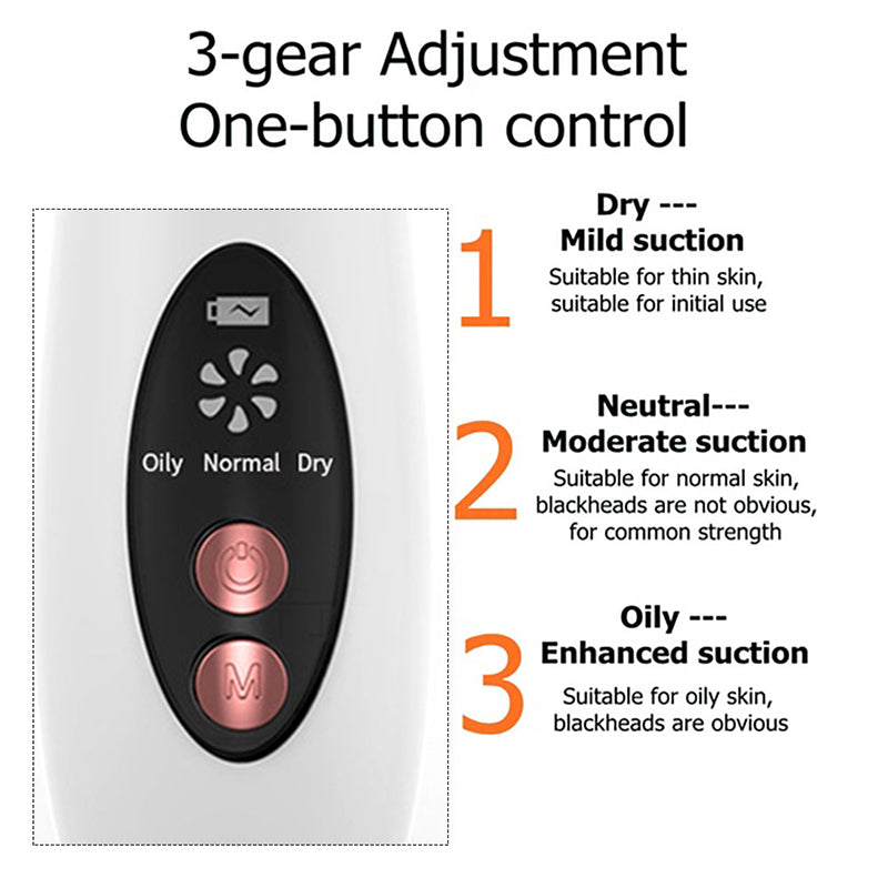 Pro Blackhead Remover Vacuum – Deep Pore Cleaner & Acne Extraction Tool for Clear, Smooth Skin