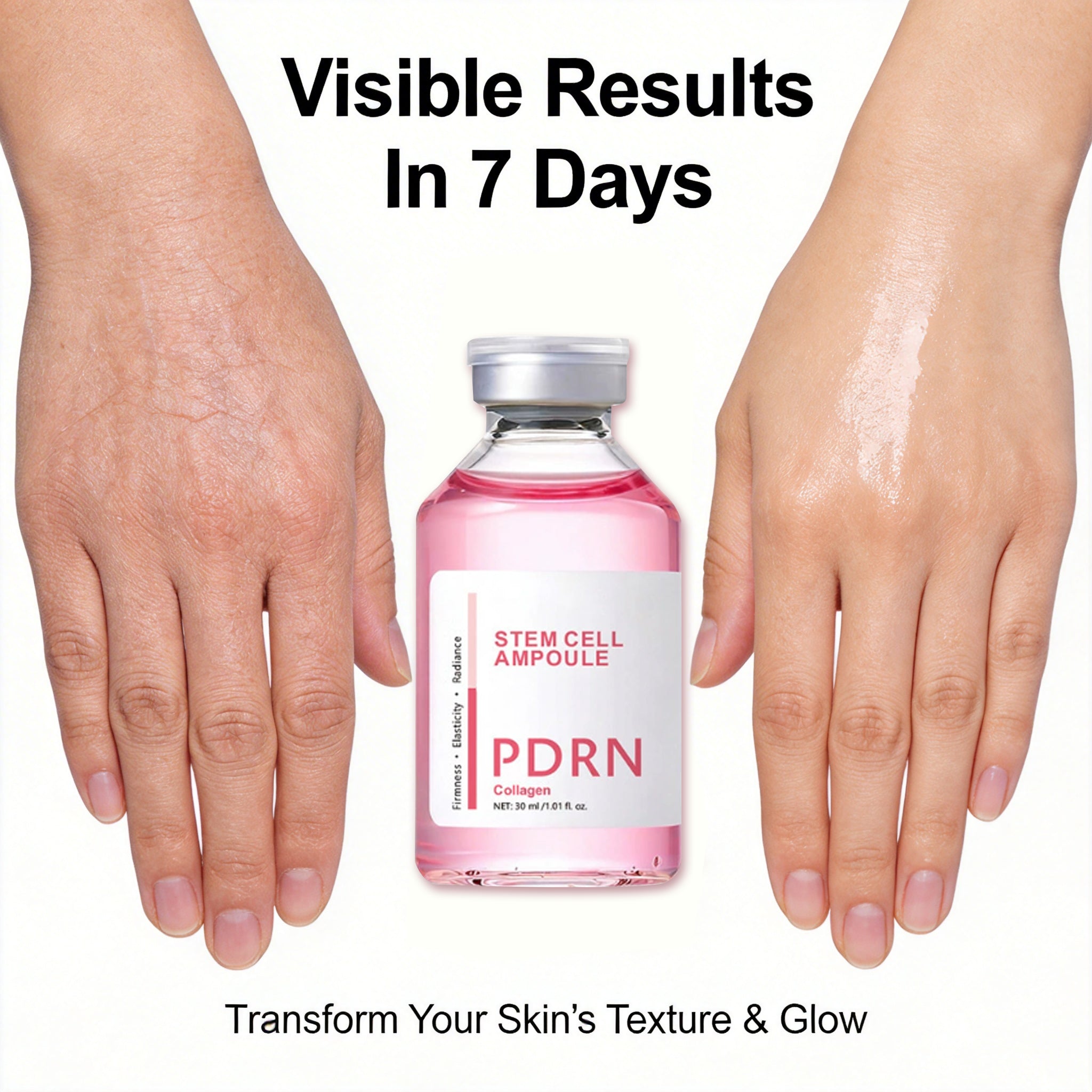 Collagen & PDRN Facial Serum Set for Smooth Radiant Skin