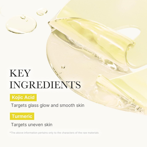 4PCS Korean Turmeric Hydrogel Mask – Brighten & Glow Fast