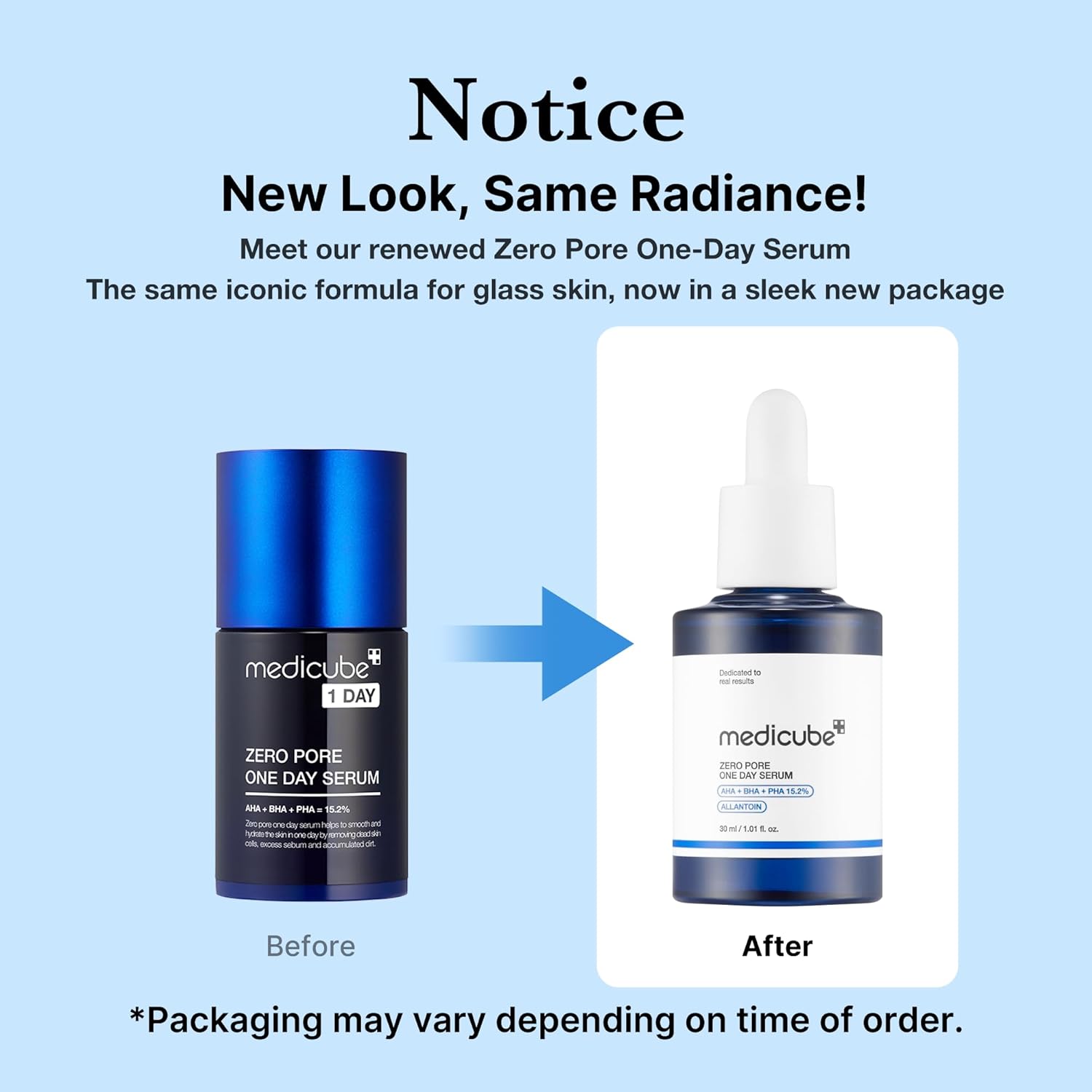 Medicube Zero Pore Serum for Glass Skin Glow