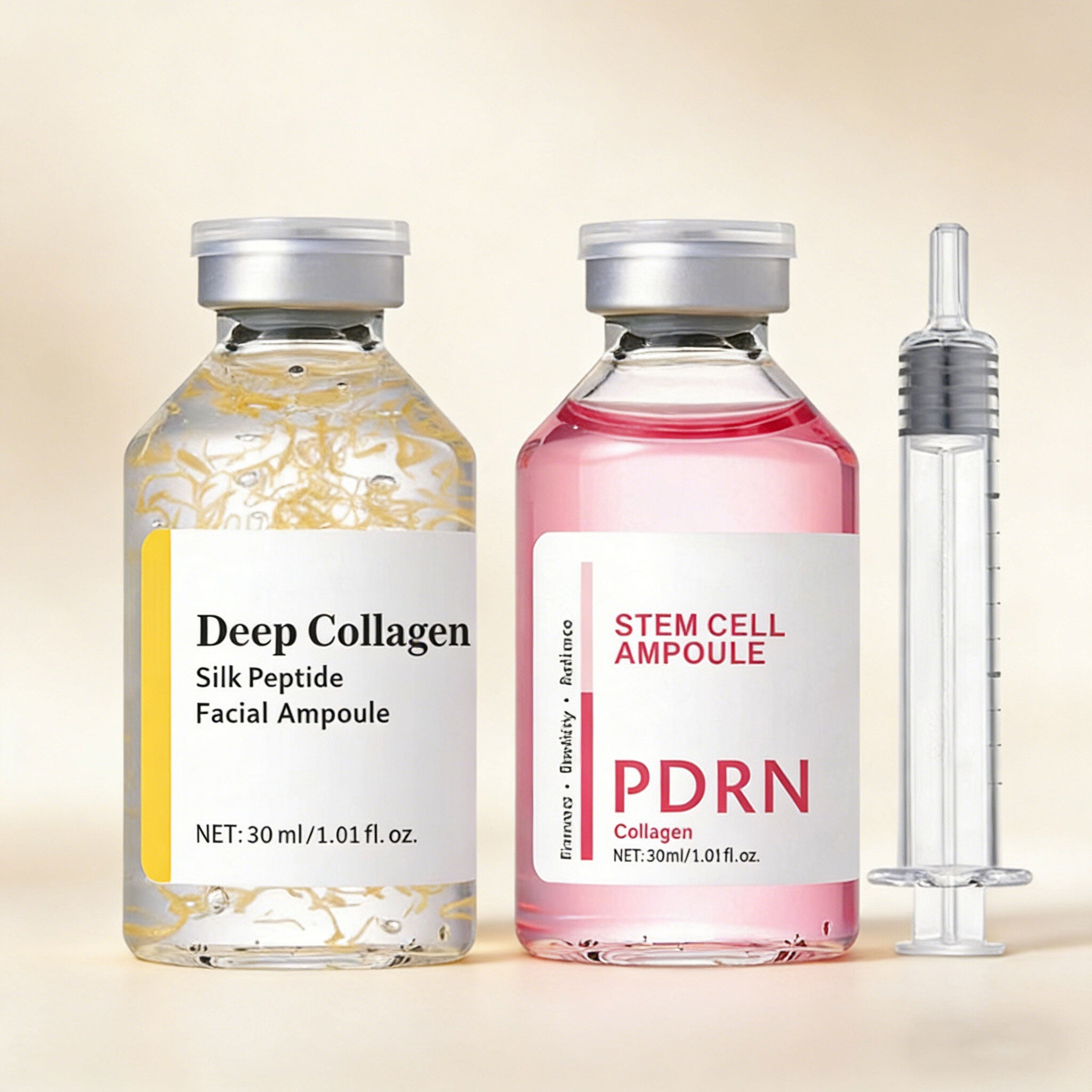 Collagen & PDRN Facial Serum Set for Smooth Radiant Skin