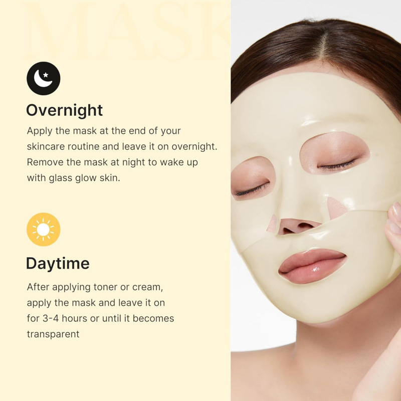 4PCS Korean Turmeric Hydrogel Mask – Brighten & Glow Fast