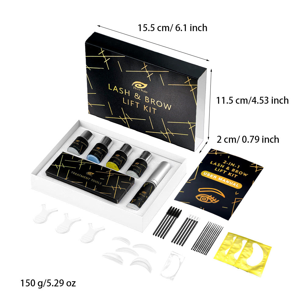 2‑in‑1 Lash & Brow Lift Kit – Professional Lash Lift & Brow Lamination Set