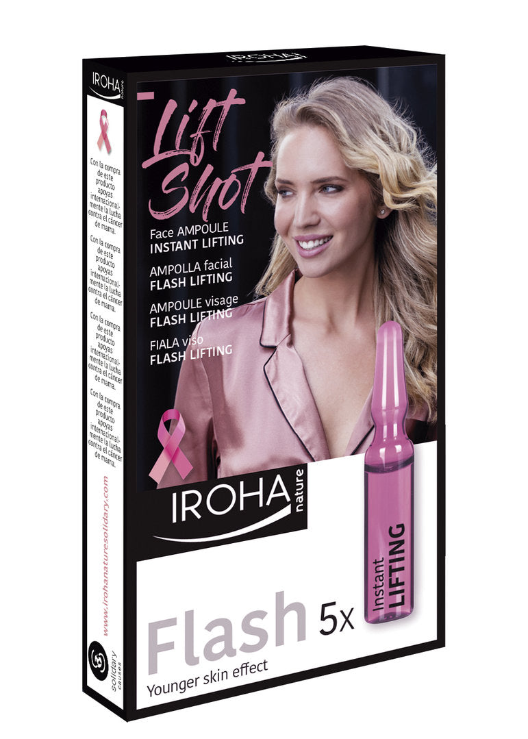 IROHA Nature Lift Shot Instant Lifting Face Ampoules 5x1.5ml