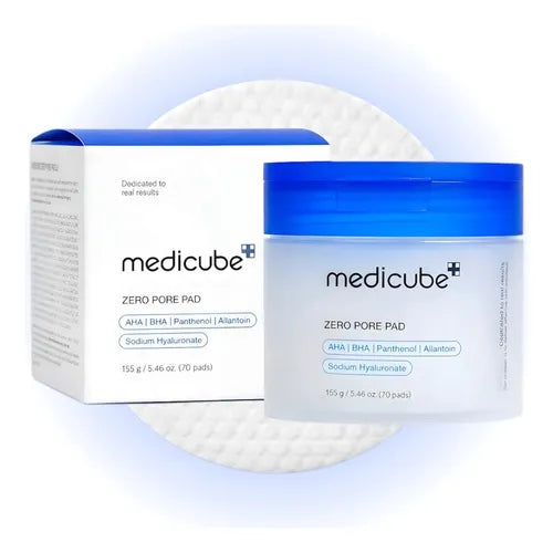 Medicube Zero Pore Pad 70 Pads AHA BHA exfoliating toner pads