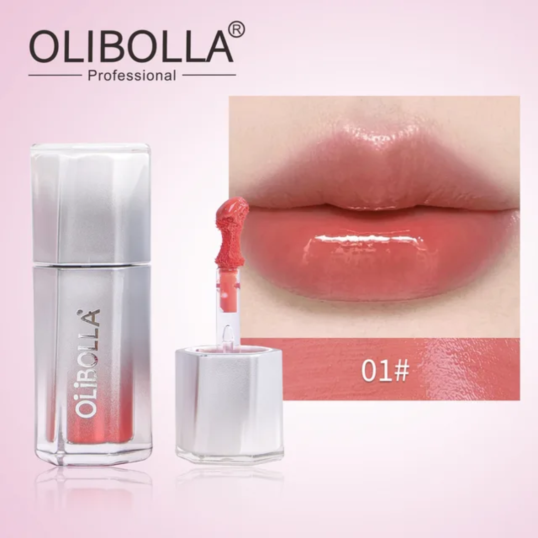 OLIBOLLA HydraGlow Lip Oil – Plump, Smooth & Glass Shine