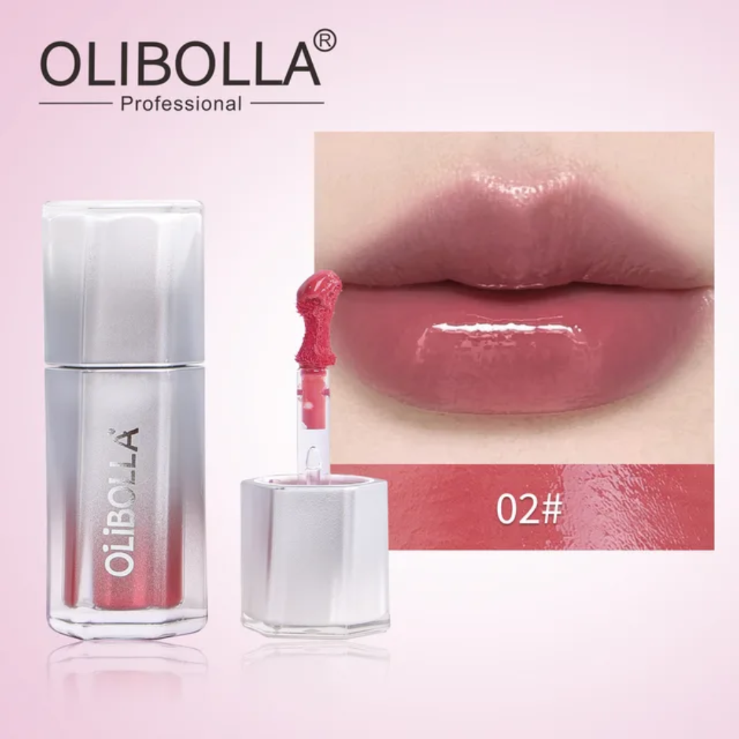 OLIBOLLA HydraGlow Lip Oil – Plump, Smooth & Glass Shine