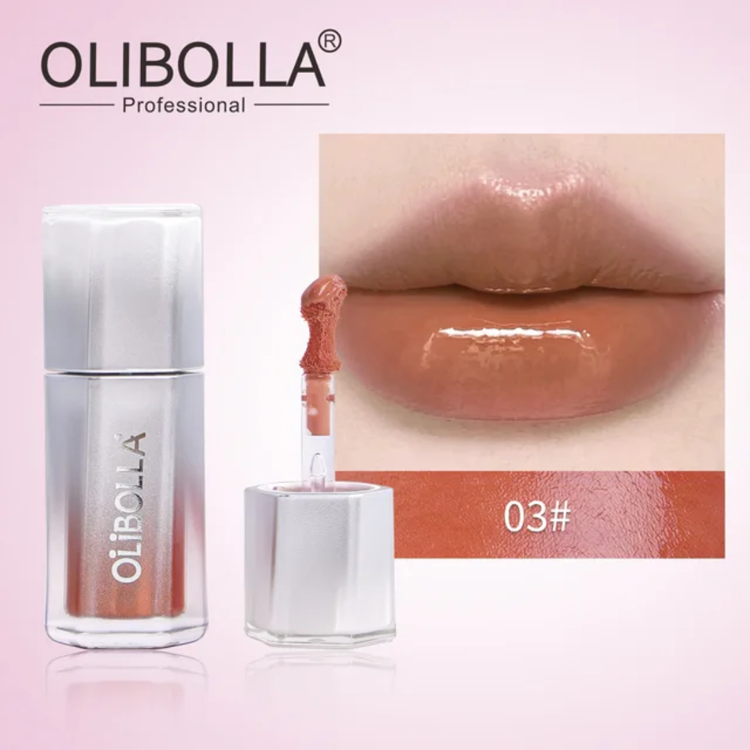 OLIBOLLA HydraGlow Lip Oil – Plump, Smooth & Glass Shine