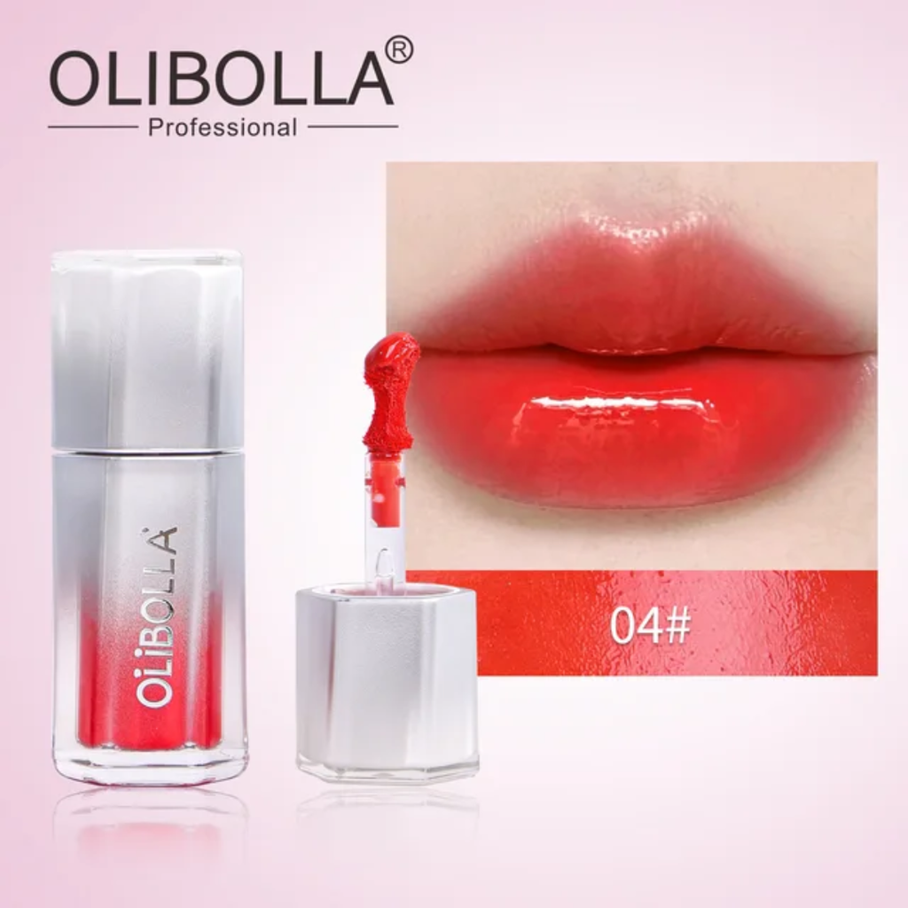 OLIBOLLA HydraGlow Lip Oil – Plump, Smooth & Glass Shine