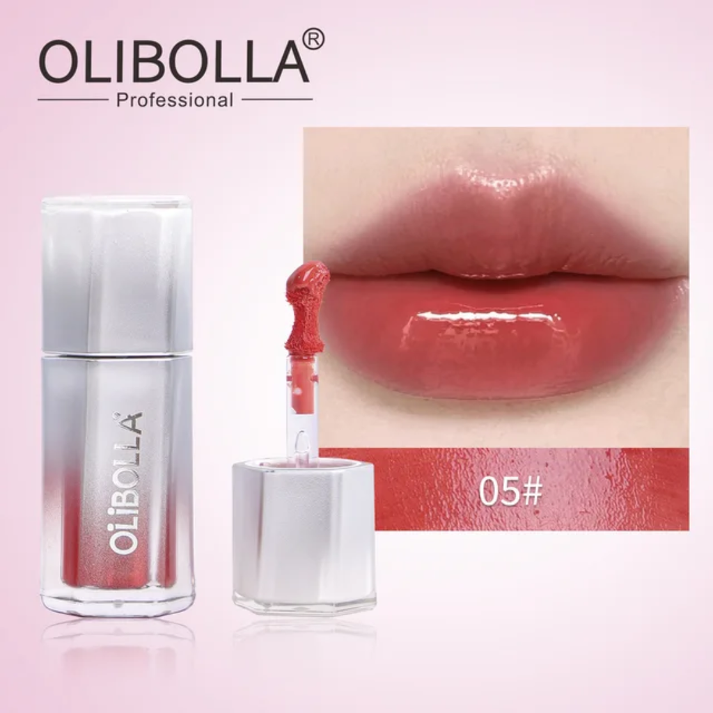 OLIBOLLA HydraGlow Lip Oil – Plump, Smooth & Glass Shine