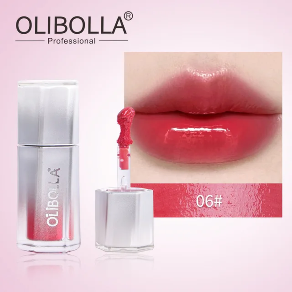 OLIBOLLA HydraGlow Lip Oil – Plump, Smooth & Glass Shine