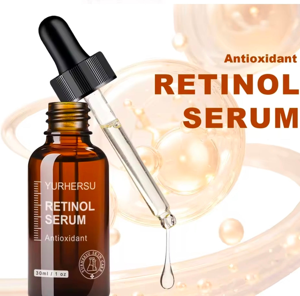 3‑in‑1 Advanced Skincare Serum Set – Retinol, Vitamin C & Hyaluronic Acid for Anti‑Aging, Brightening & Deep Hydration