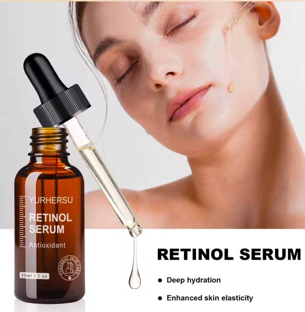 3‑in‑1 Advanced Skincare Serum Set – Retinol, Vitamin C & Hyaluronic Acid for Anti‑Aging, Brightening & Deep Hydration