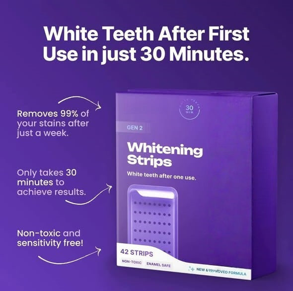 Qingtian Teeth Whitening Kit – Remove Stains & Get a Brighter Smile Fast