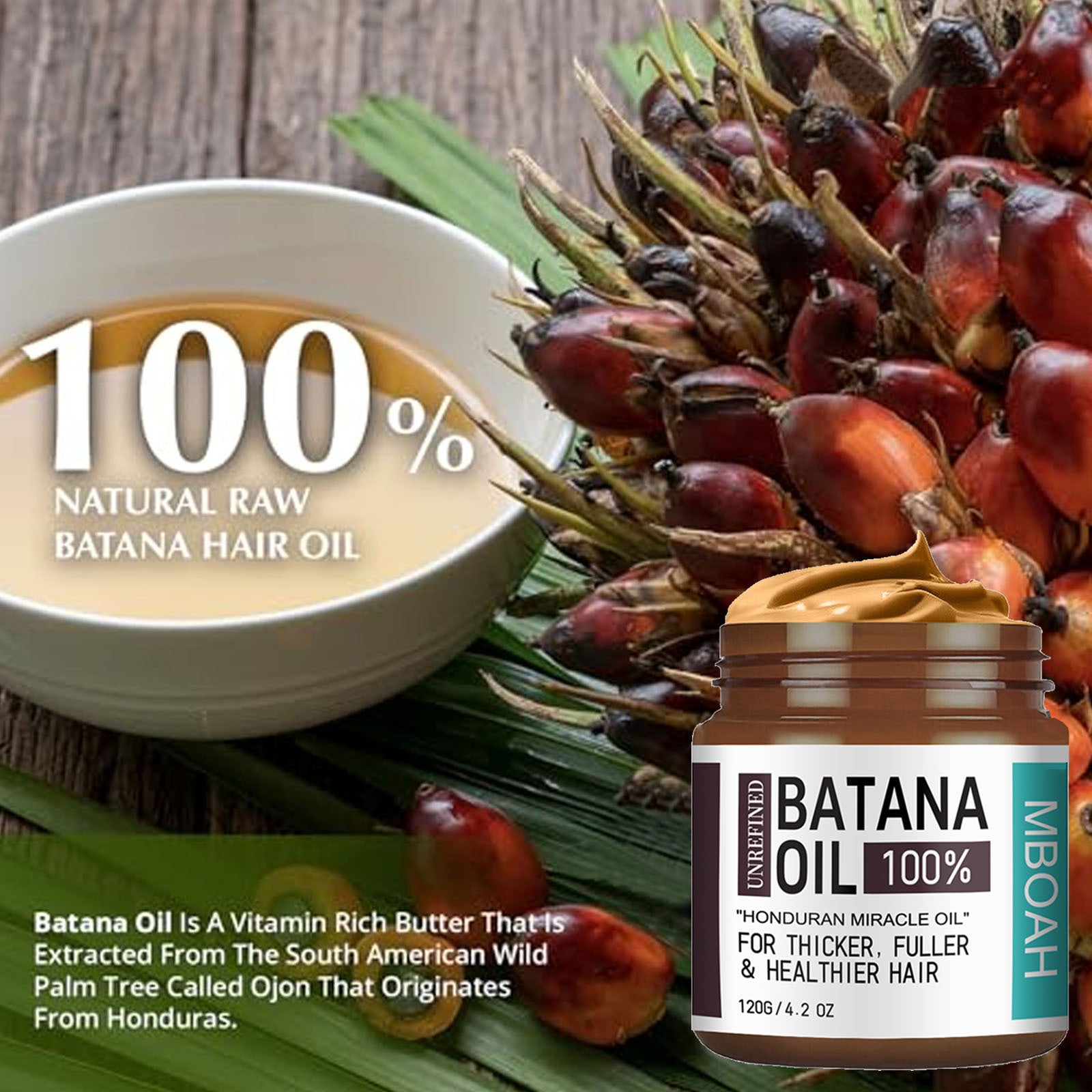 Batana Oil Hair Conditioner – Repair Damaged Hair & Restore Thick, Smooth Shine Fast