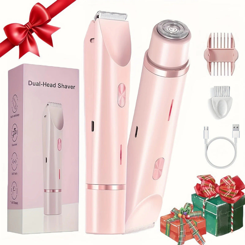Double-Head Electric Shaver – Smooth, Hair-Free Skin Fast with No Cuts or Irritation