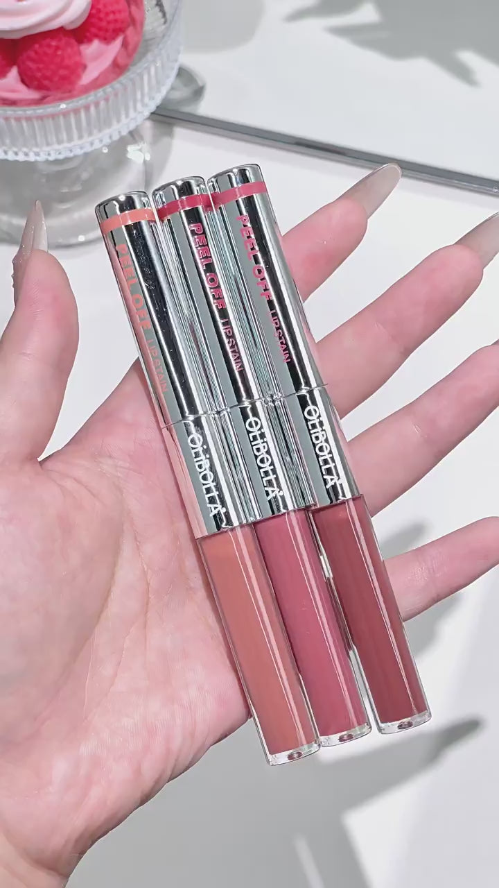 2-in-1 Peel-Off Lip Liner & Gloss – Long-Lasting Lip Stain